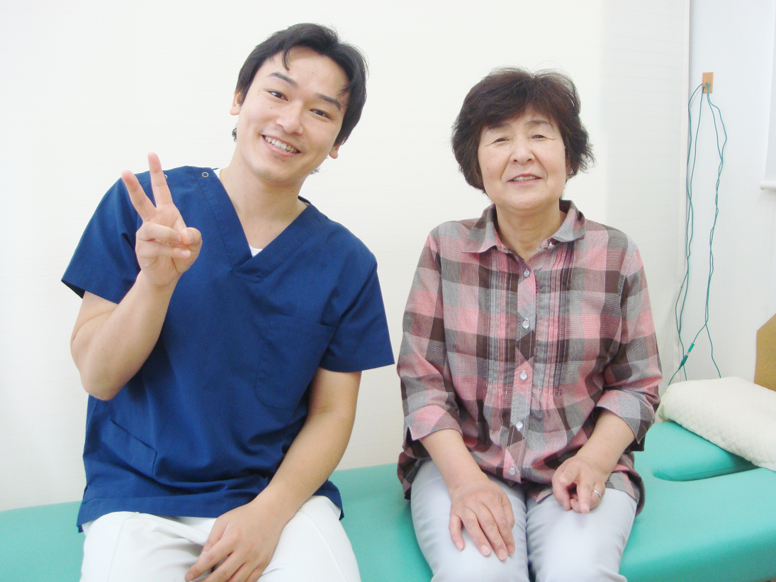 坂井市春江町ひまわり整骨院で腰痛施術を受けた患者様の写真