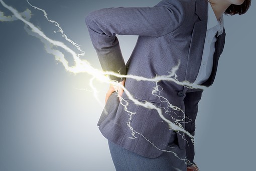 ぎっくり腰の写真